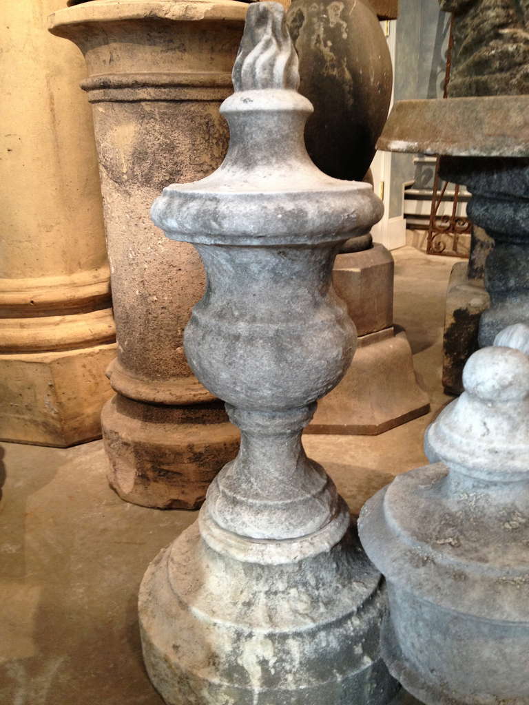 19th Century Marble Finials 1