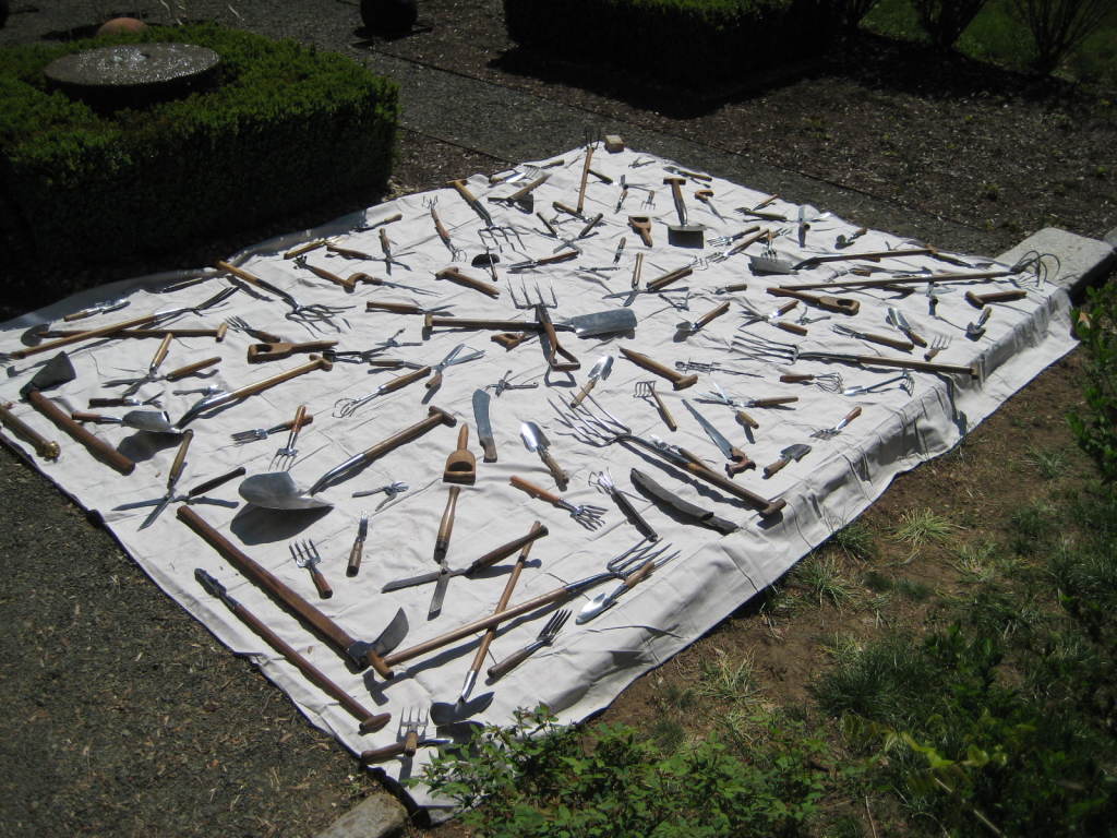 Fine Collection of English Garden Tools For Sale at 1stDibs