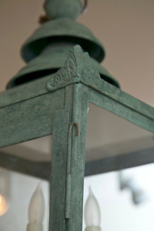 Contemporary English Copper Hanging Lantern