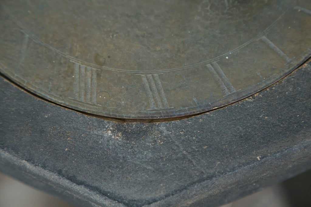 Hand-Carved Period English 18th Century Stone Sundial