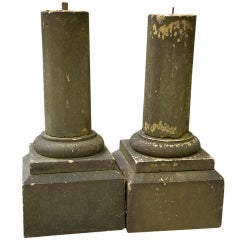 Classic Pair of Carved Yorkstone Table Bases 2