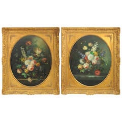 Pair of Dutch Floral Still Life Paintings