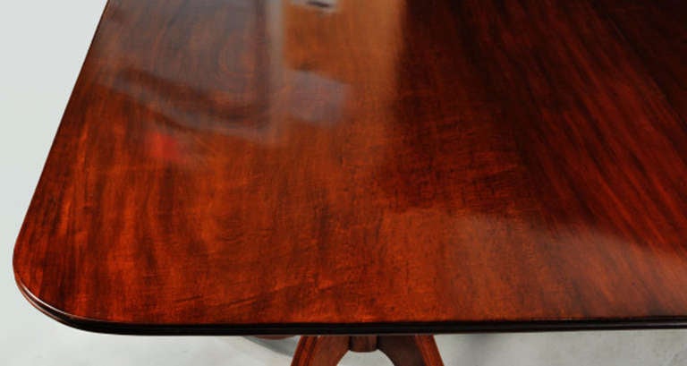 Regency Two Pedestal Mahogany Dining Table 1