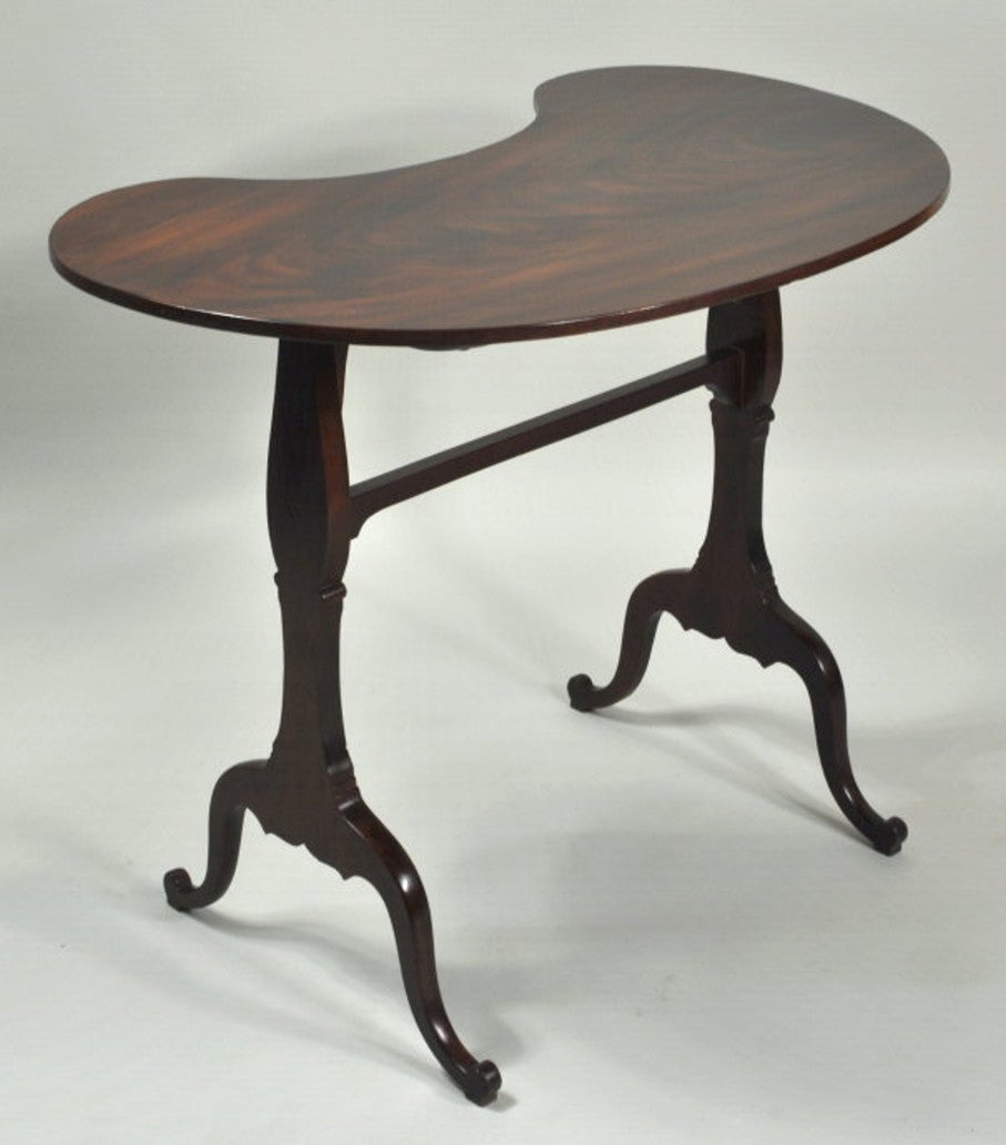 George III Kidney Shaped Writing Table