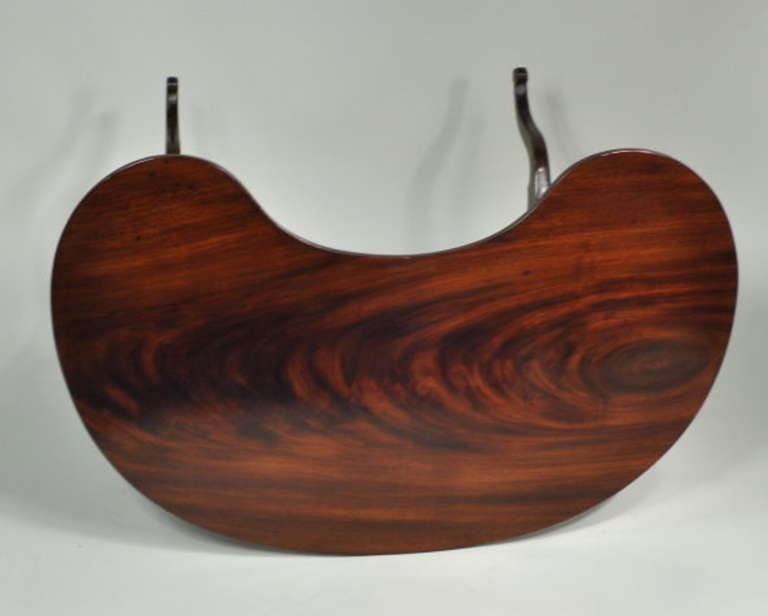 Mahogany George III Kidney Shaped Writing Table