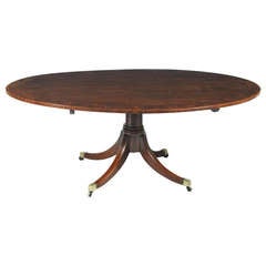 Antique Fine George III Oval Dining Table