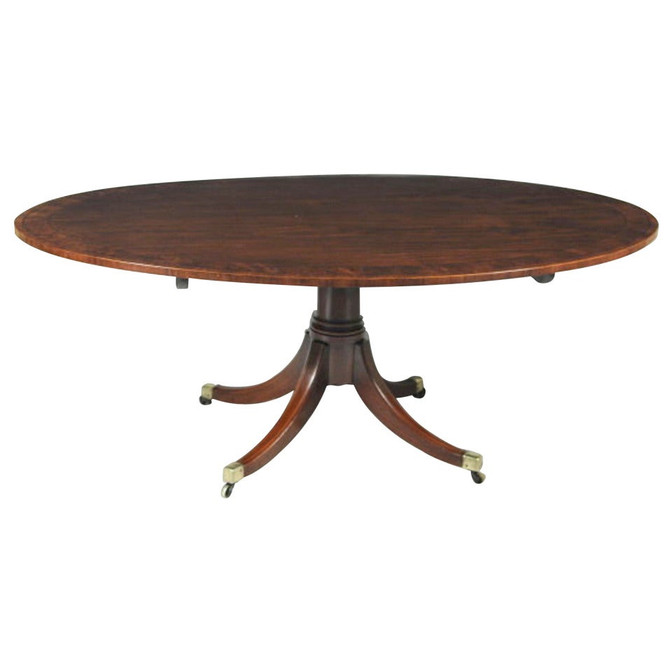 Fine George III Oval Dining Table For Sale