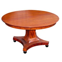 Round Continental Dining Table