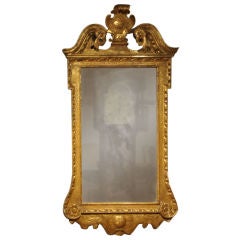 Rare George II Gilded Mirror