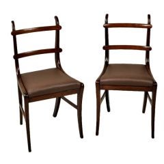 Set 12 Regency Rosewood Dining Chairs