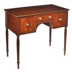 Fine Sheraton Carved Mahogany Dressing Table