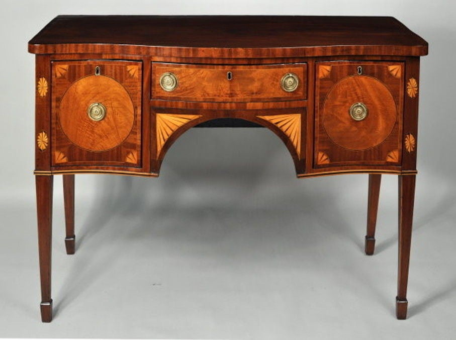 Fine Diminutive Hepplewhite Inlaid Sideboard