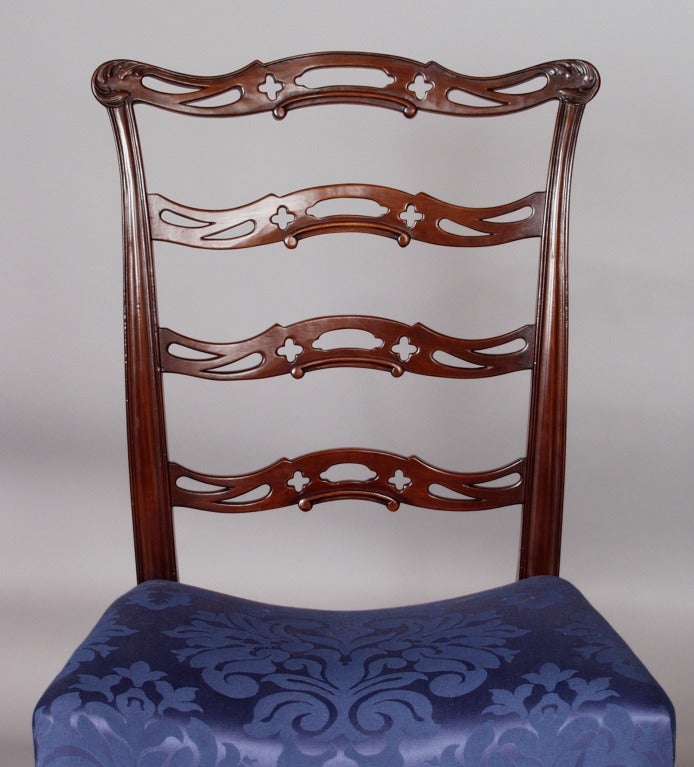 Set of Ten Chippendale Style Chairs