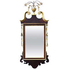 Hepplewhite Inlaid Mahogany Mirror