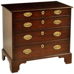 Antique George III Mahogany Bachelor Chest