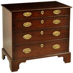 George III Mahogany Bachelor Chest