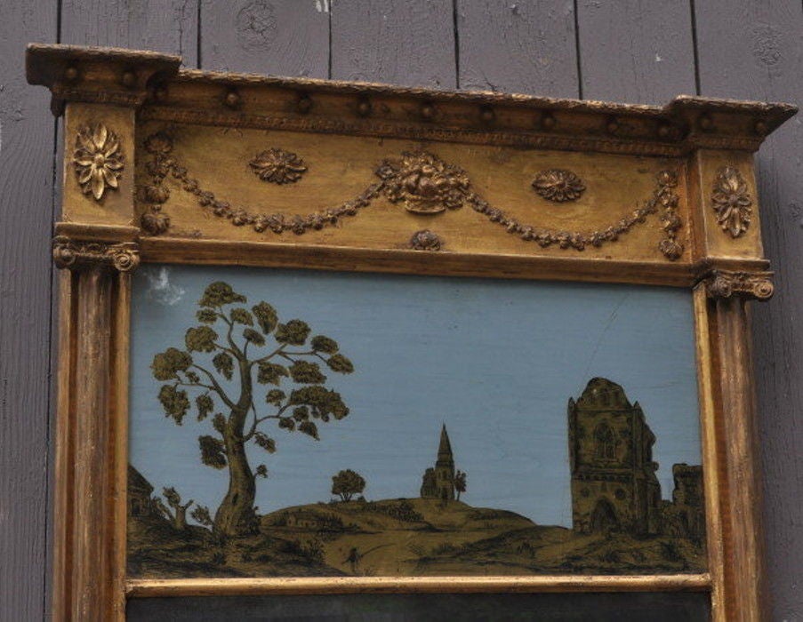 Federal Gilded Looking Glass