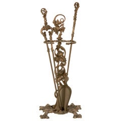 French Cast Iron Fireset