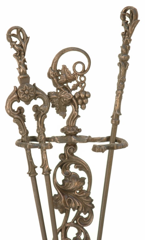 French Cast Iron Fireset