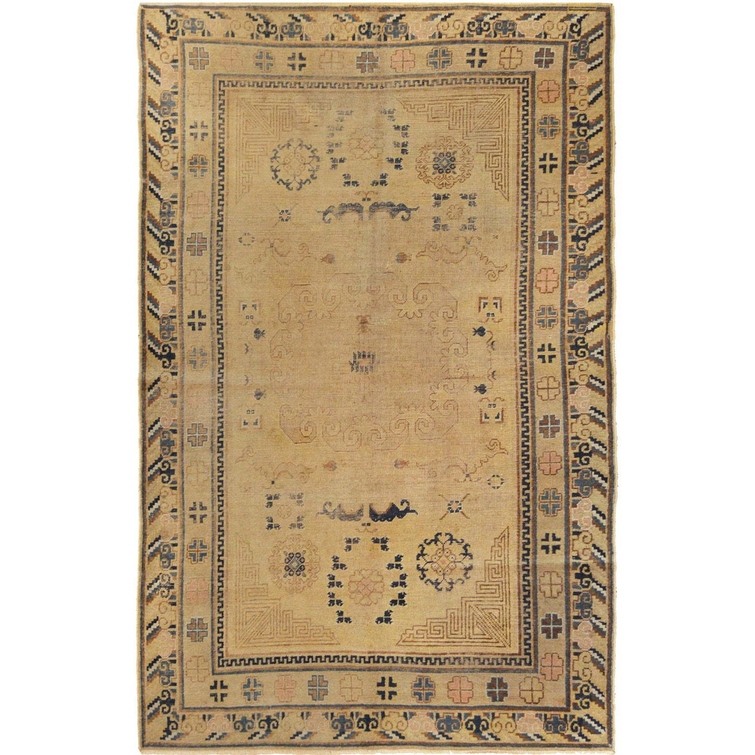 Antique Khotan C. 1880 For Sale