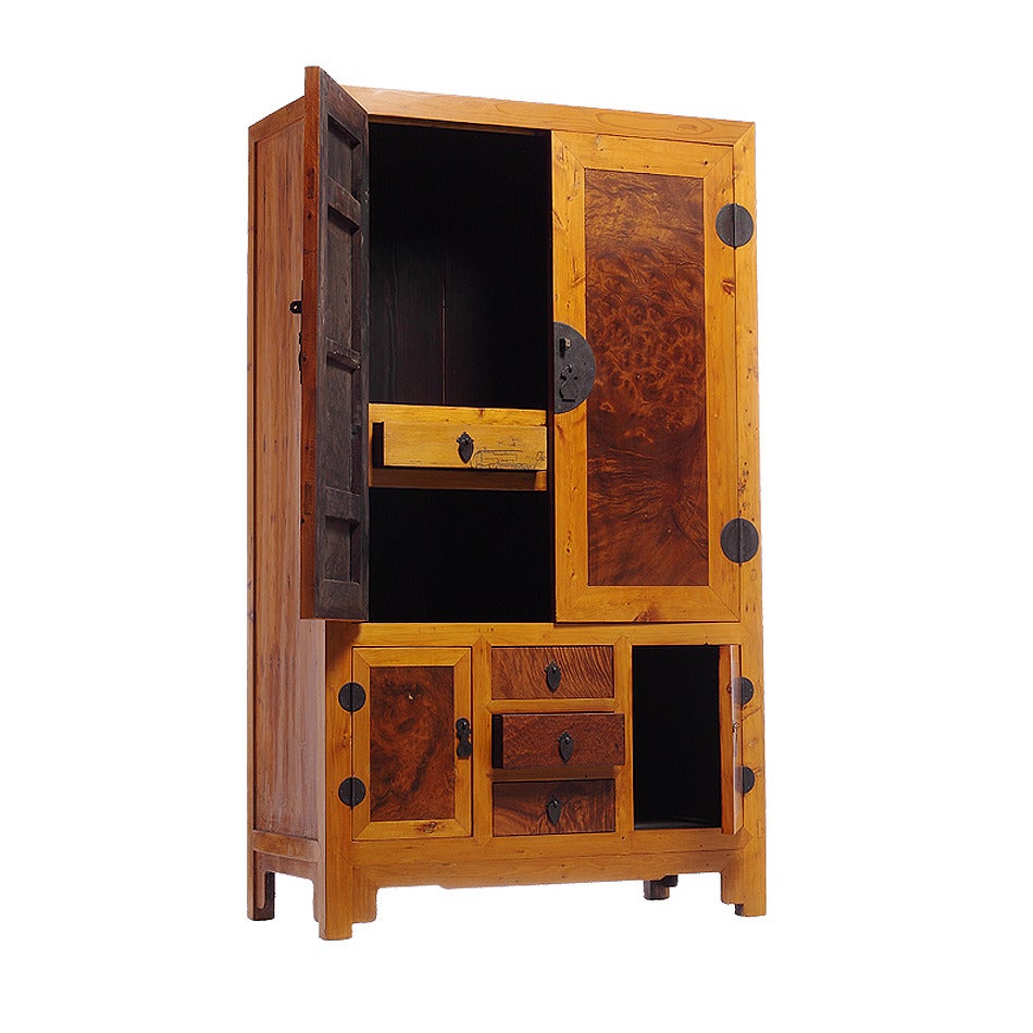 two tone armoire