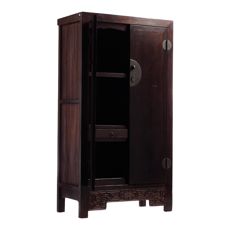 Qing Large Antique Chinese Armoire Cabinet