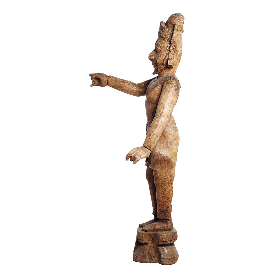 antique wood carved figures