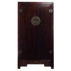Large Antique Chinese Armoire Cabinet
