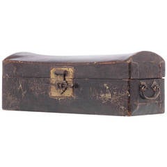 Antique Pillow Shpaed Dowry Box