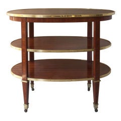 Louis XVI style 3 tier etagere