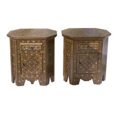Orientalistes inlaid side cabinets