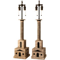 Column lamps