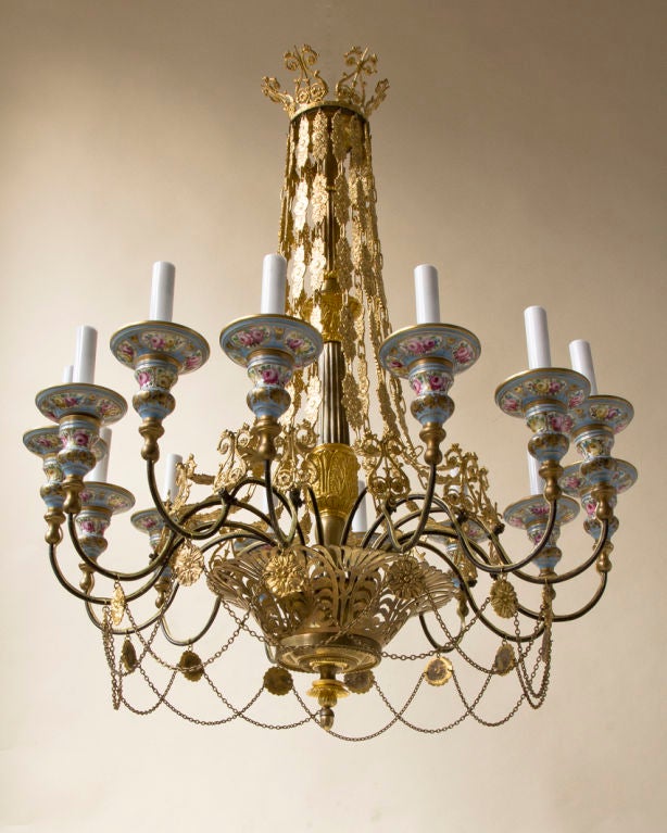 French Napoleon III chandelier For Sale