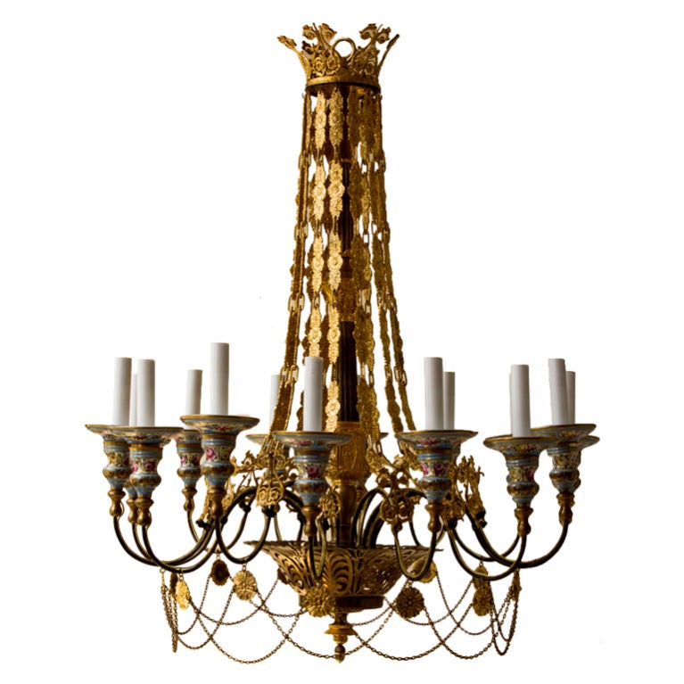 Napoleon III chandelier For Sale