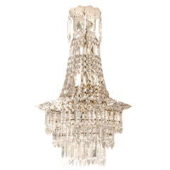 Basket shaped chandelier