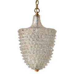 Murano glass bell lantern with cover