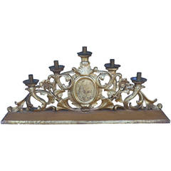 19th Century French Gilt Table Candlestick Candle Stand