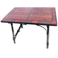 Stunning 19th Century Spanish Inlay Low Coffee Table