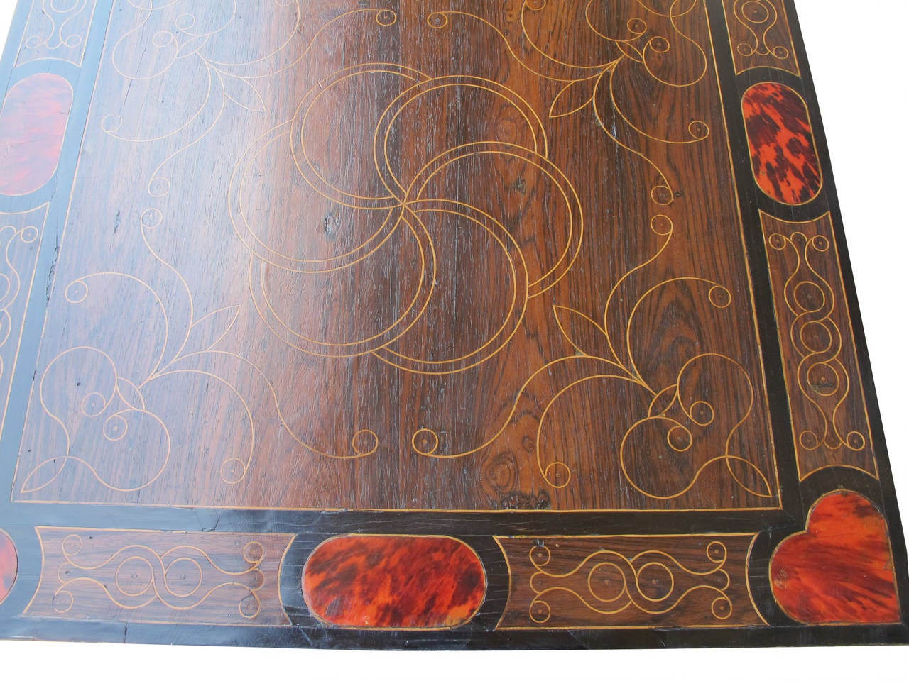 Stunning 19th Century Spanish Inlay Low Coffee Table For Sale 2