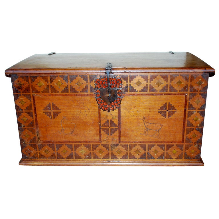 Beautiful 18th Century Spanish Colonial Chest