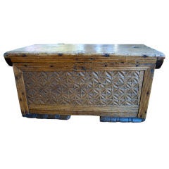 Excellent 17th Century Spanish Chest Box  with Moorish Influence