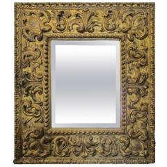 18th Century Spanish Gilt Baroque Mirror