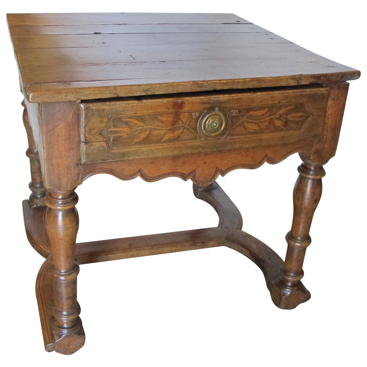 18th Century Baroque Side or End Table For Sale