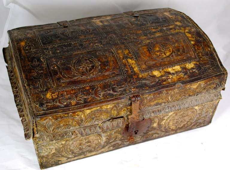 18th Century Spanish Colonial Domed Top Chest