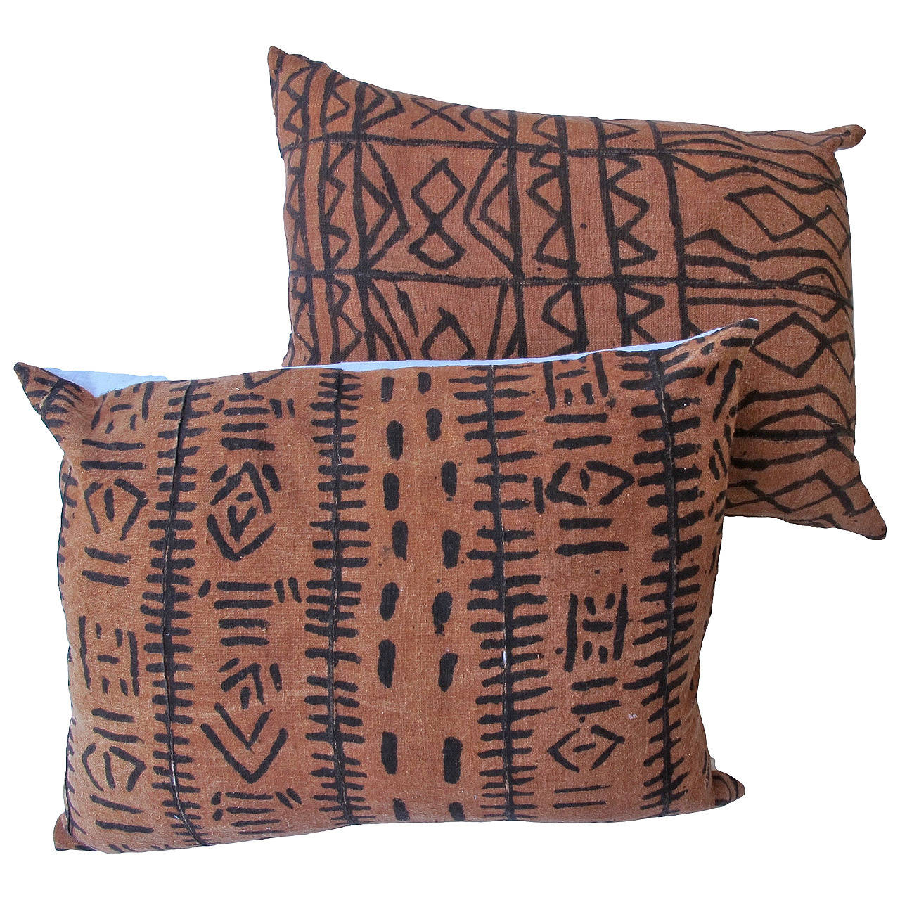 African Mud Cloth Pillows at 1stdibs