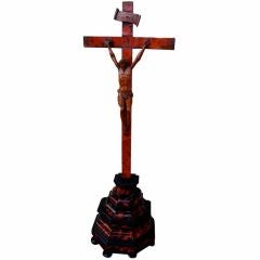 18th Century Spanish Tortoiseshell Crucifix