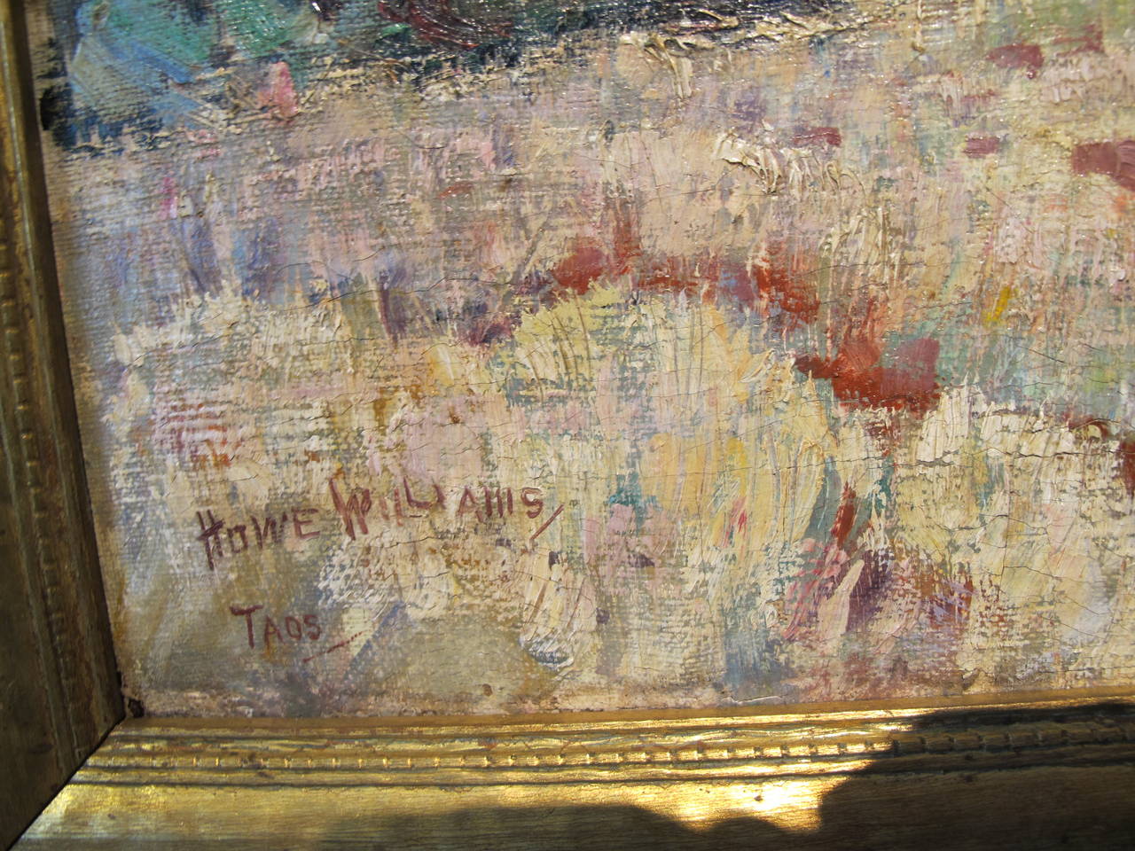 Taos School Painting, Oil on Canvas by Howe Williams