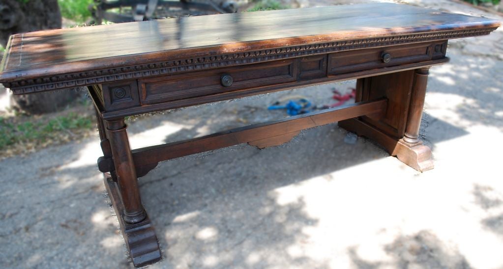 Beautiful 18th Century Antique Italian Console Desk Table