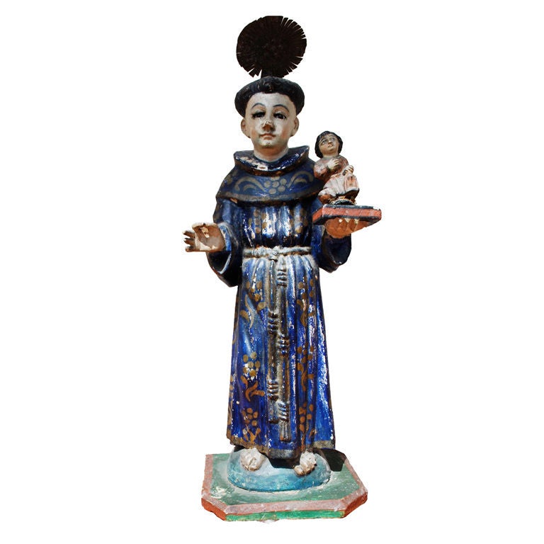 Mexican Santo Spanish Colonial San Antonio de Padua