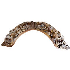 Beautiful Gilded Arch 18th Cent Spanish Colonial Architectural